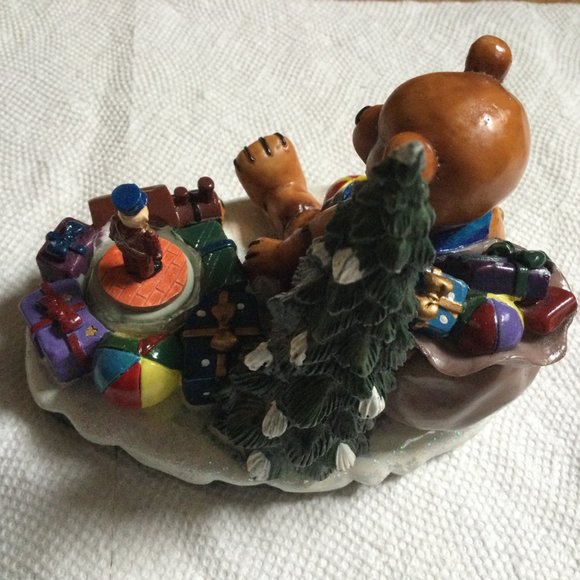 Christmas décor teddy bear Christmas tree nutcracker Christmas gift ceramic - Picture 5 of 7